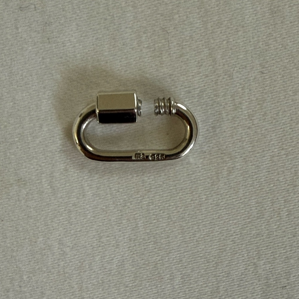 Marla Aaron baby lock in silver